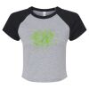 Women's Micro Rib Raglan Baby Tee Thumbnail