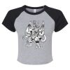 Women's Micro Rib Raglan Baby Tee Thumbnail