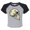 Women's Micro Rib Raglan Baby Tee Thumbnail