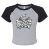 Women's Micro Rib Raglan Baby Tee Thumbnail