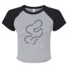 Women's Micro Rib Raglan Baby Tee Thumbnail