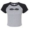Women's Micro Rib Raglan Baby Tee Thumbnail