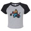 Women's Micro Rib Raglan Baby Tee Thumbnail