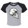 Women's Micro Rib Raglan Baby Tee Thumbnail
