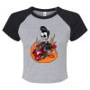 Women's Micro Rib Raglan Baby Tee Thumbnail