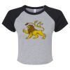 Women's Micro Rib Raglan Baby Tee Thumbnail