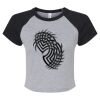 Women's Micro Rib Raglan Baby Tee Thumbnail