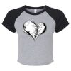 Women's Micro Rib Raglan Baby Tee Thumbnail