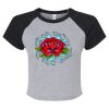 Women's Micro Rib Raglan Baby Tee Thumbnail