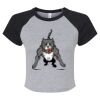 Women's Micro Rib Raglan Baby Tee Thumbnail