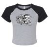 Women's Micro Rib Raglan Baby Tee Thumbnail