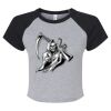 Women's Micro Rib Raglan Baby Tee Thumbnail