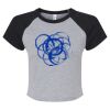 Women's Micro Rib Raglan Baby Tee Thumbnail