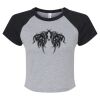 Women's Micro Rib Raglan Baby Tee Thumbnail