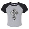 Women's Micro Rib Raglan Baby Tee Thumbnail