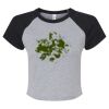 Women's Micro Rib Raglan Baby Tee Thumbnail