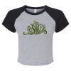Women's Micro Rib Raglan Baby Tee Thumbnail