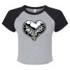 Women's Micro Rib Raglan Baby Tee Thumbnail