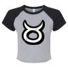 Women's Micro Rib Raglan Baby Tee Thumbnail