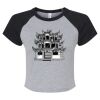 Women's Micro Rib Raglan Baby Tee Thumbnail