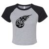 Women's Micro Rib Raglan Baby Tee Thumbnail
