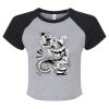 Women's Micro Rib Raglan Baby Tee Thumbnail