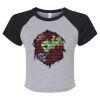 Women's Micro Rib Raglan Baby Tee Thumbnail