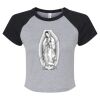 Women's Micro Rib Raglan Baby Tee Thumbnail