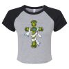 Women's Micro Rib Raglan Baby Tee Thumbnail