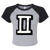 Women's Micro Rib Raglan Baby Tee Thumbnail
