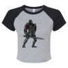 Women's Micro Rib Raglan Baby Tee Thumbnail