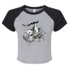 Women's Micro Rib Raglan Baby Tee Thumbnail