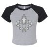 Women's Micro Rib Raglan Baby Tee Thumbnail