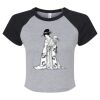 Women's Micro Rib Raglan Baby Tee Thumbnail