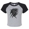 Women's Micro Rib Raglan Baby Tee Thumbnail
