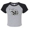 Women's Micro Rib Raglan Baby Tee Thumbnail