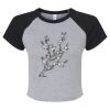 Women's Micro Rib Raglan Baby Tee Thumbnail