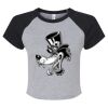 Women's Micro Rib Raglan Baby Tee Thumbnail