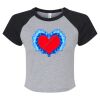 Women's Micro Rib Raglan Baby Tee Thumbnail
