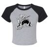 Women's Micro Rib Raglan Baby Tee Thumbnail