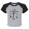 Women's Micro Rib Raglan Baby Tee Thumbnail