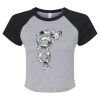 Women's Micro Rib Raglan Baby Tee Thumbnail
