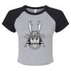 Women's Micro Rib Raglan Baby Tee Thumbnail