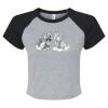 Women's Micro Rib Raglan Baby Tee Thumbnail