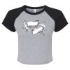 Women's Micro Rib Raglan Baby Tee Thumbnail