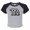 Women's Micro Rib Raglan Baby Tee Thumbnail
