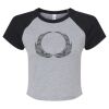 Women's Micro Rib Raglan Baby Tee Thumbnail