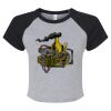 Women's Micro Rib Raglan Baby Tee Thumbnail