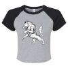 Women's Micro Rib Raglan Baby Tee Thumbnail