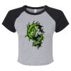 Women's Micro Rib Raglan Baby Tee Thumbnail
